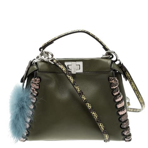 fendi olive green bag|Fendi .